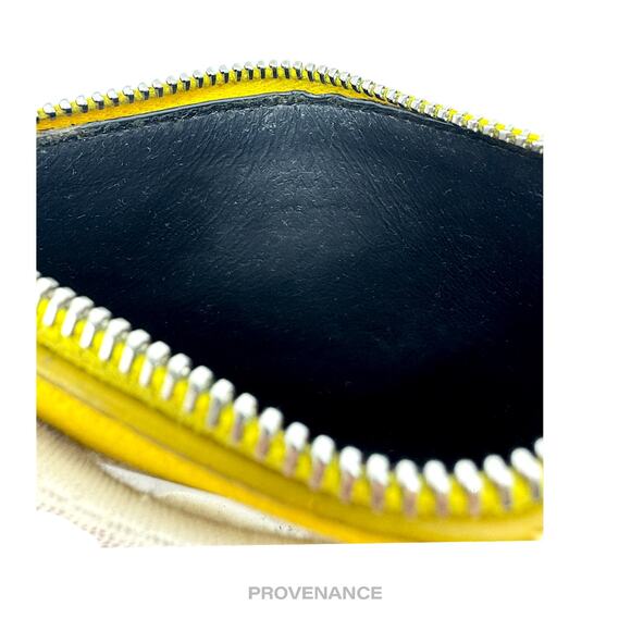 🔴 Saint Laurent Paris SLP Fragment Zip Card Wallet - Yellow - Picture 8 of 9